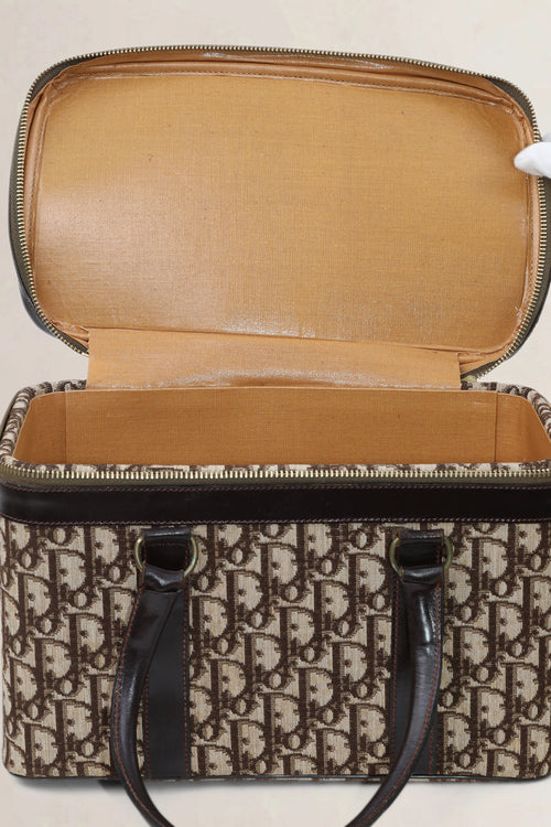 Christian Dior Brown Monogram Vanity Case