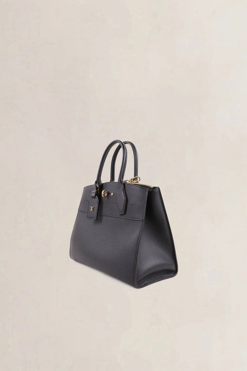 Louis Vuitton Black City Steamer MM Shoulder Bag