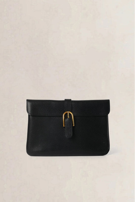 Delvaux Black Belt Pouch — vintage