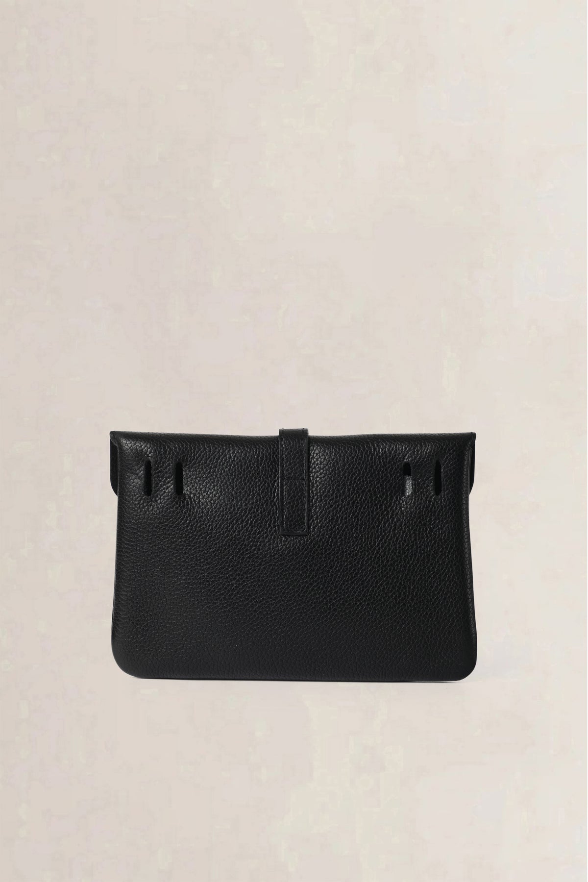 Delvaux Black Belt Pouch — vintage