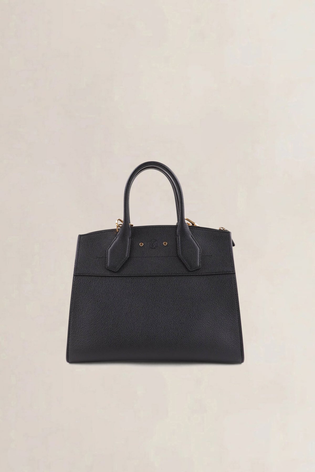 Louis Vuitton Black City Steamer MM Shoulder Bag