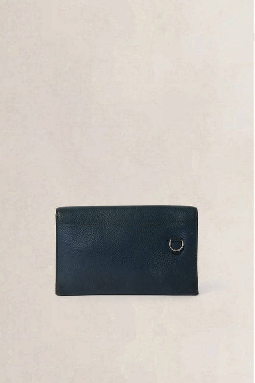 Delvaux Teal Toile de Cuir Wallet