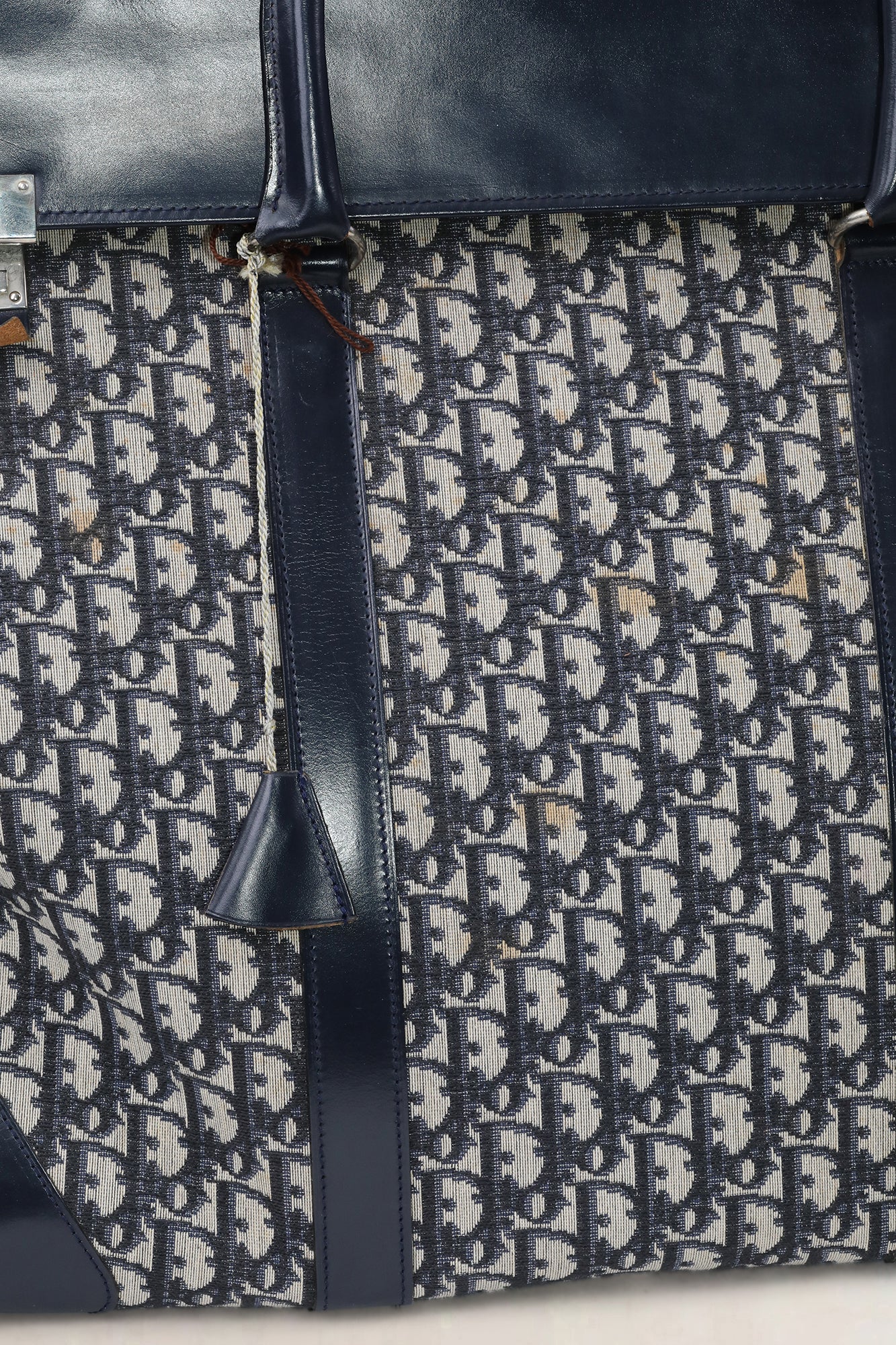 Christian Dior Blue Monogram Oblique Travel Bag