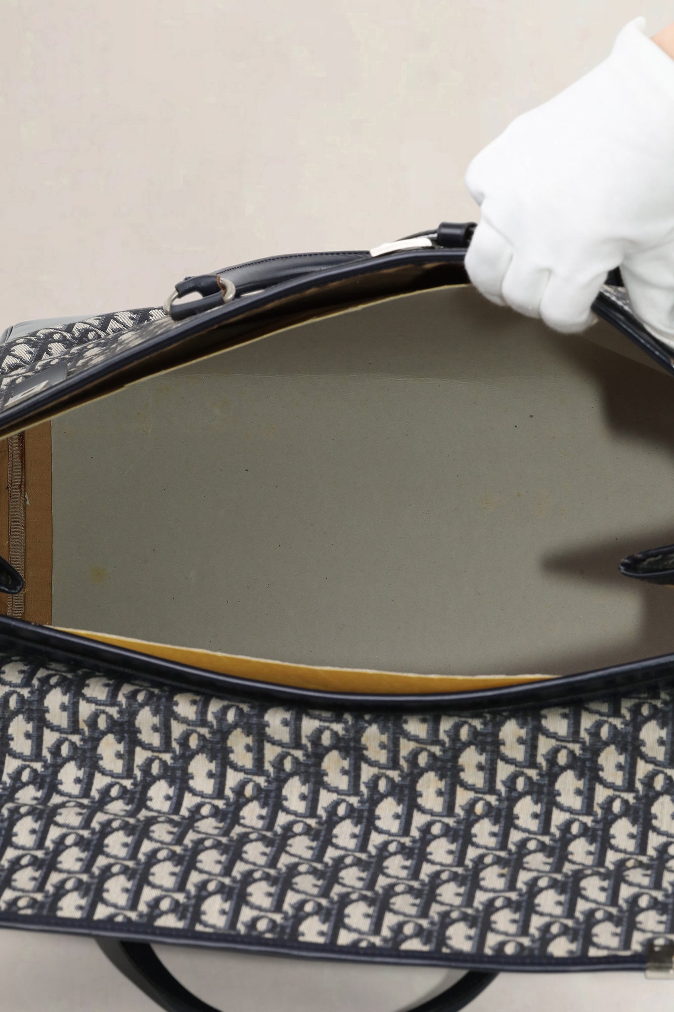 Christian Dior Blue Monogram Oblique Travel Bag