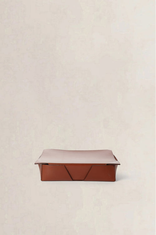 Delvaux Brown Szekely Collection Paper Tray