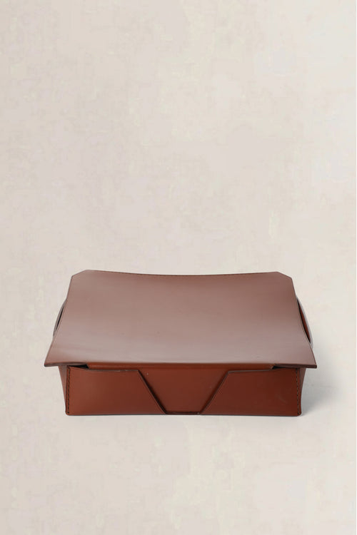 Delvaux Brown Szekely Collection Paper Tray