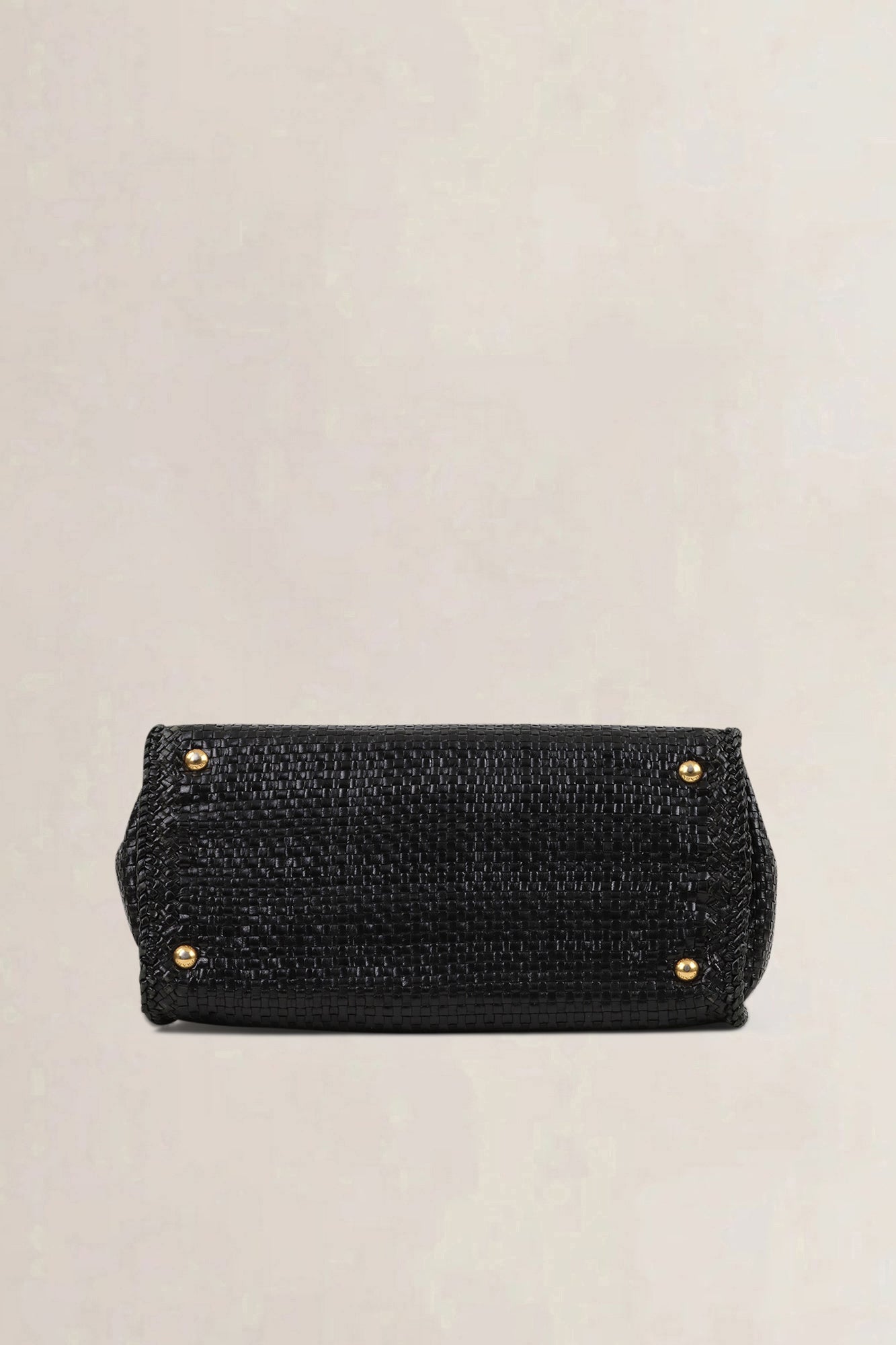Prada Black Woven Madras — preloved