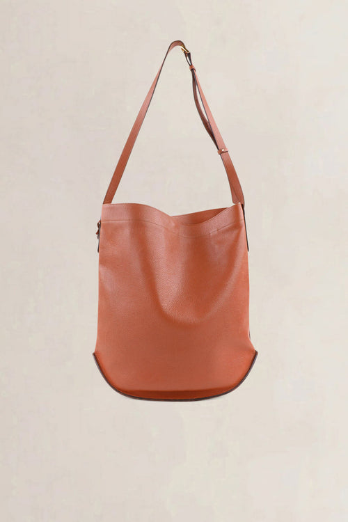 Delvaux Cognac Le Pin Jumping Calf GM Crossbody Bag