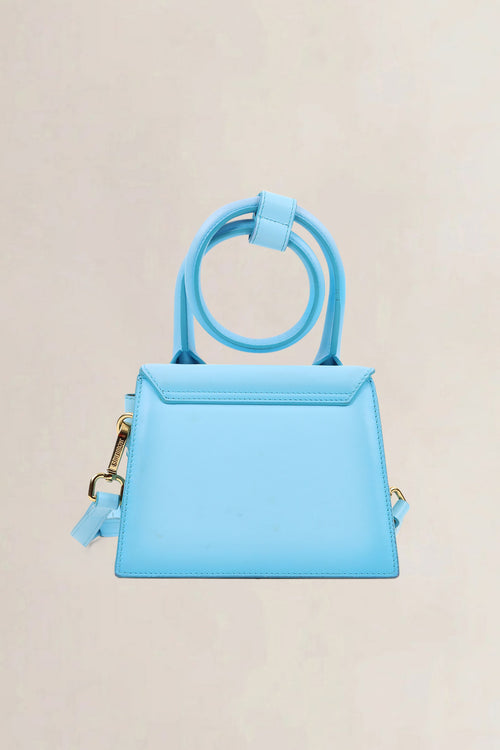 Jacquemus Blue Le Chiquito Noeud Moyen Crossbody Bag