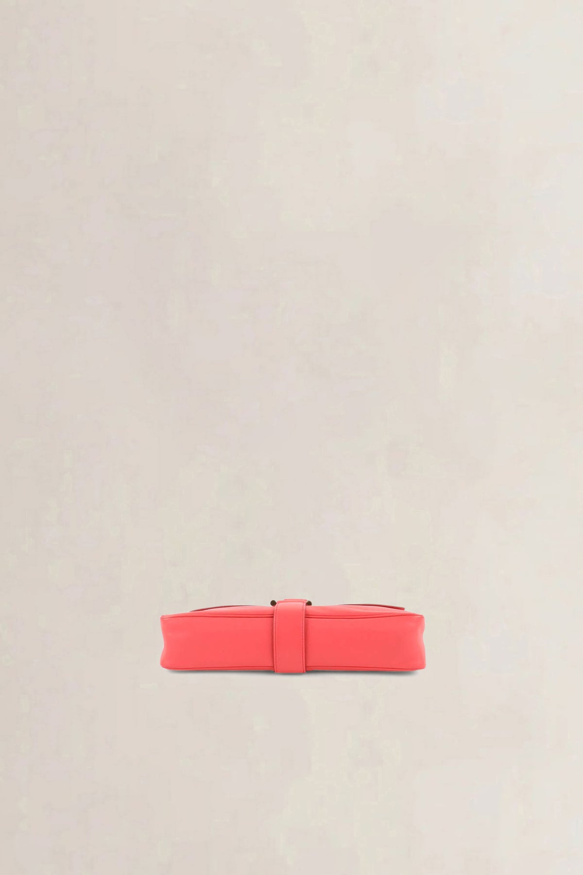 Delvaux Coral Red Givry Pochette Clutch