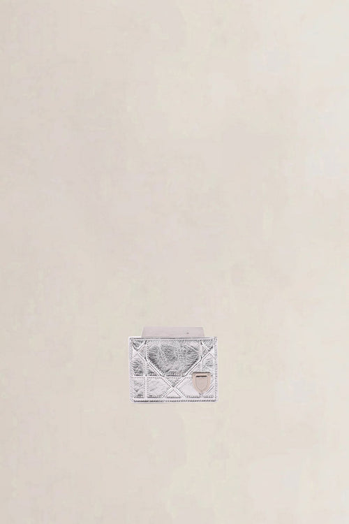 Christian Dior Silver Diorama Card Holder