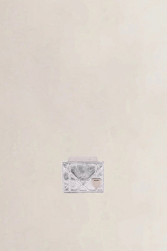 Christian Dior Silver Diorama Card Holder