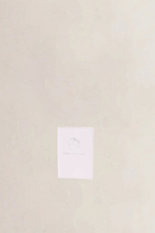 Delvaux White "Citizen of the World" Passport Cover