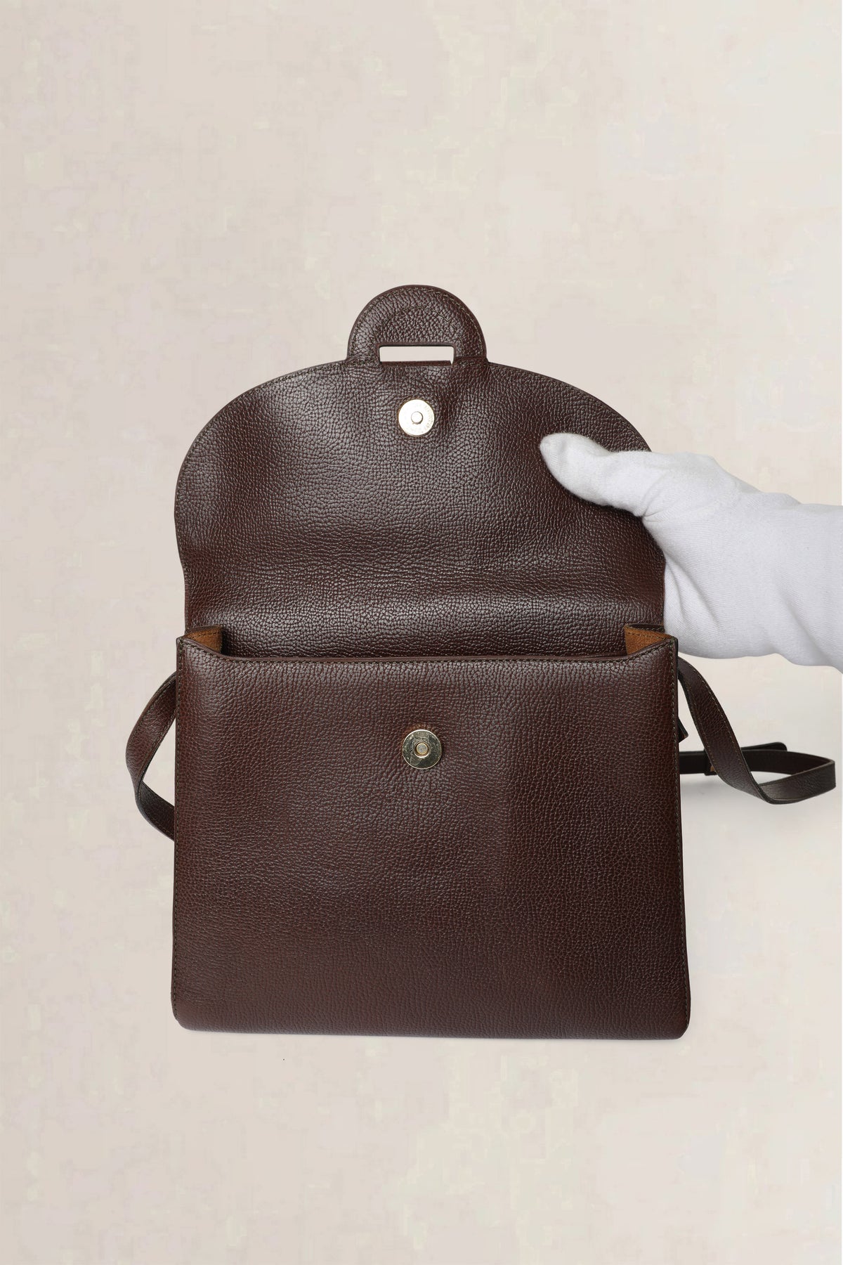 Delvaux Brown Occasion Crossbody Bag
