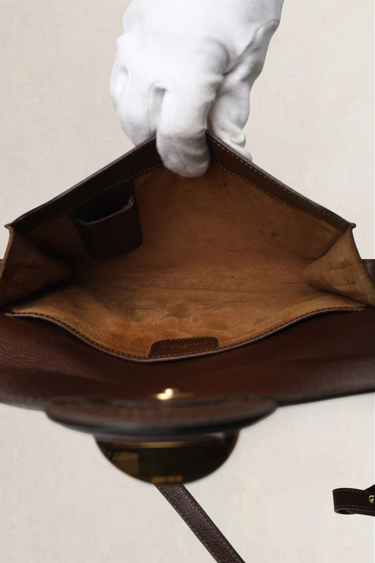 Delvaux Brown Occasion Crossbody Bag