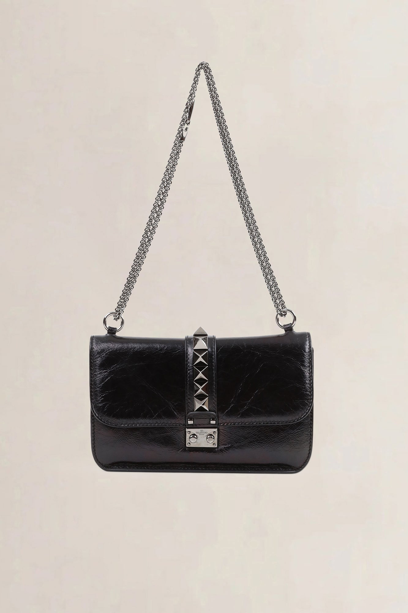 Valentino Garavani Black Rockstud Crossbody Bag
