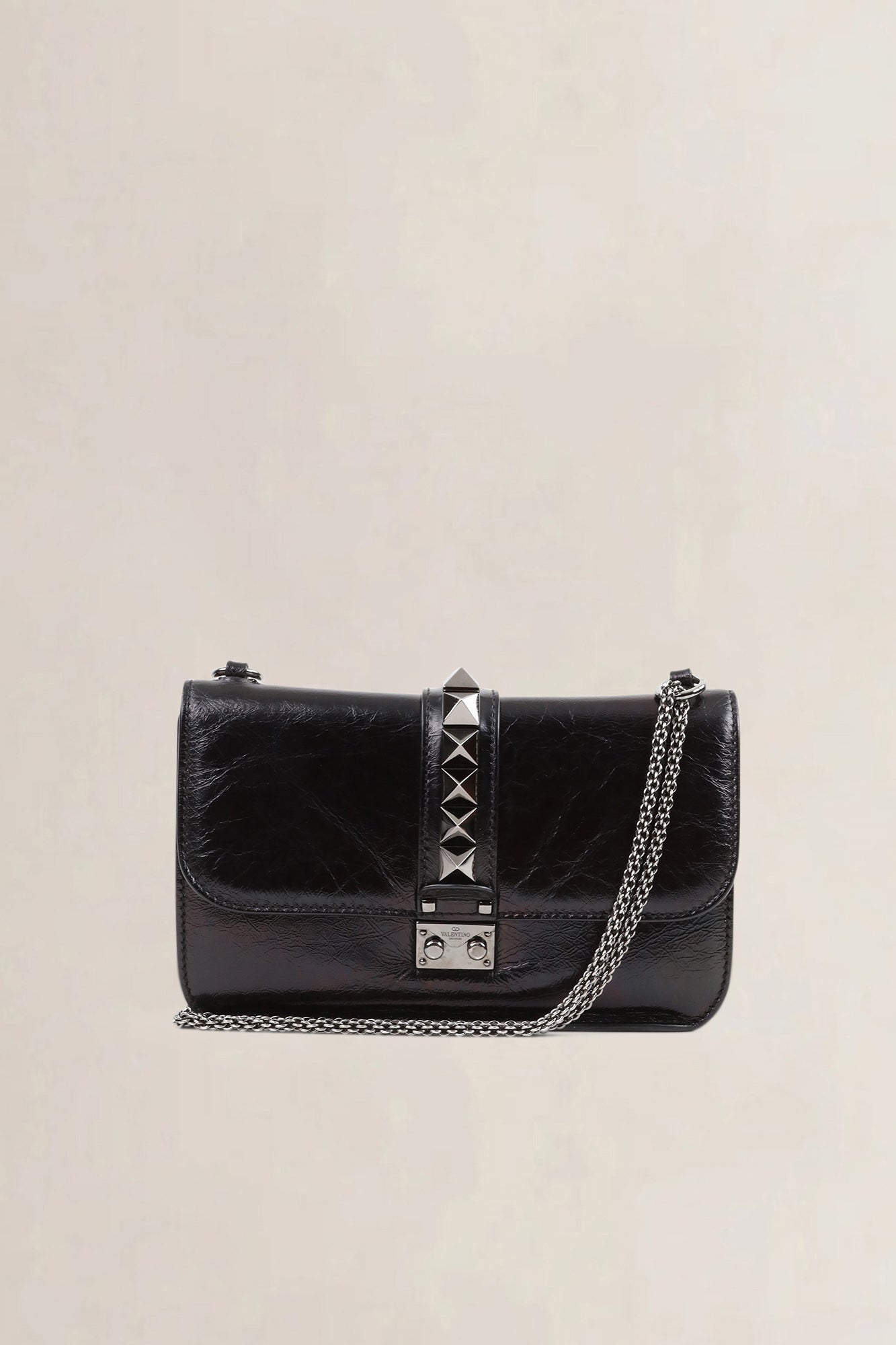 Valentino Garavani Black Rockstud Crossbody Bag