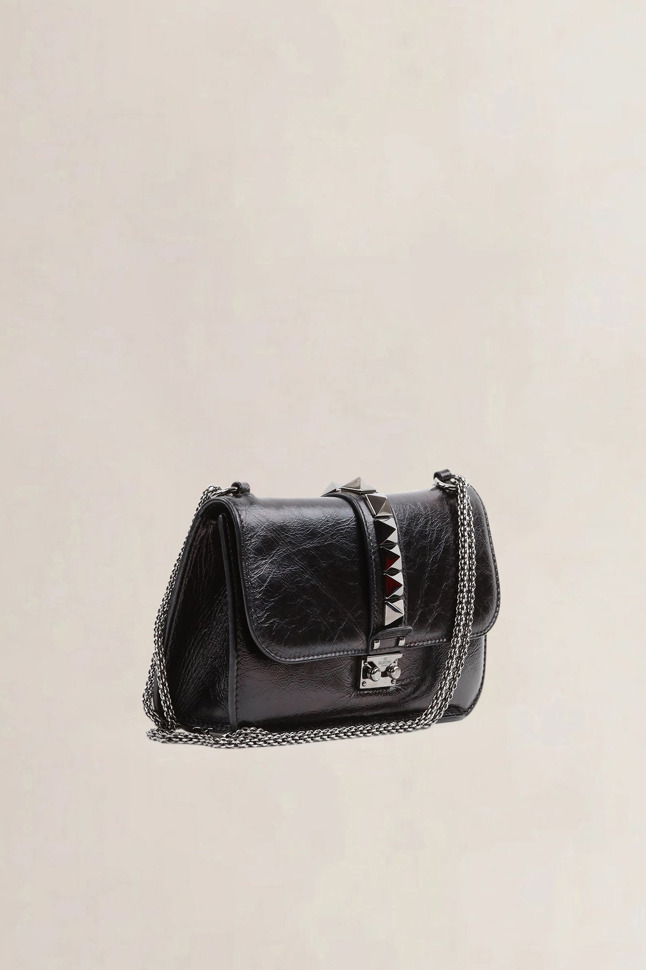Valentino Garavani Black Rockstud Crossbody Bag