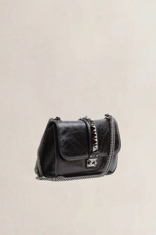 Valentino Garavani Black Rockstud Crossbody Bag