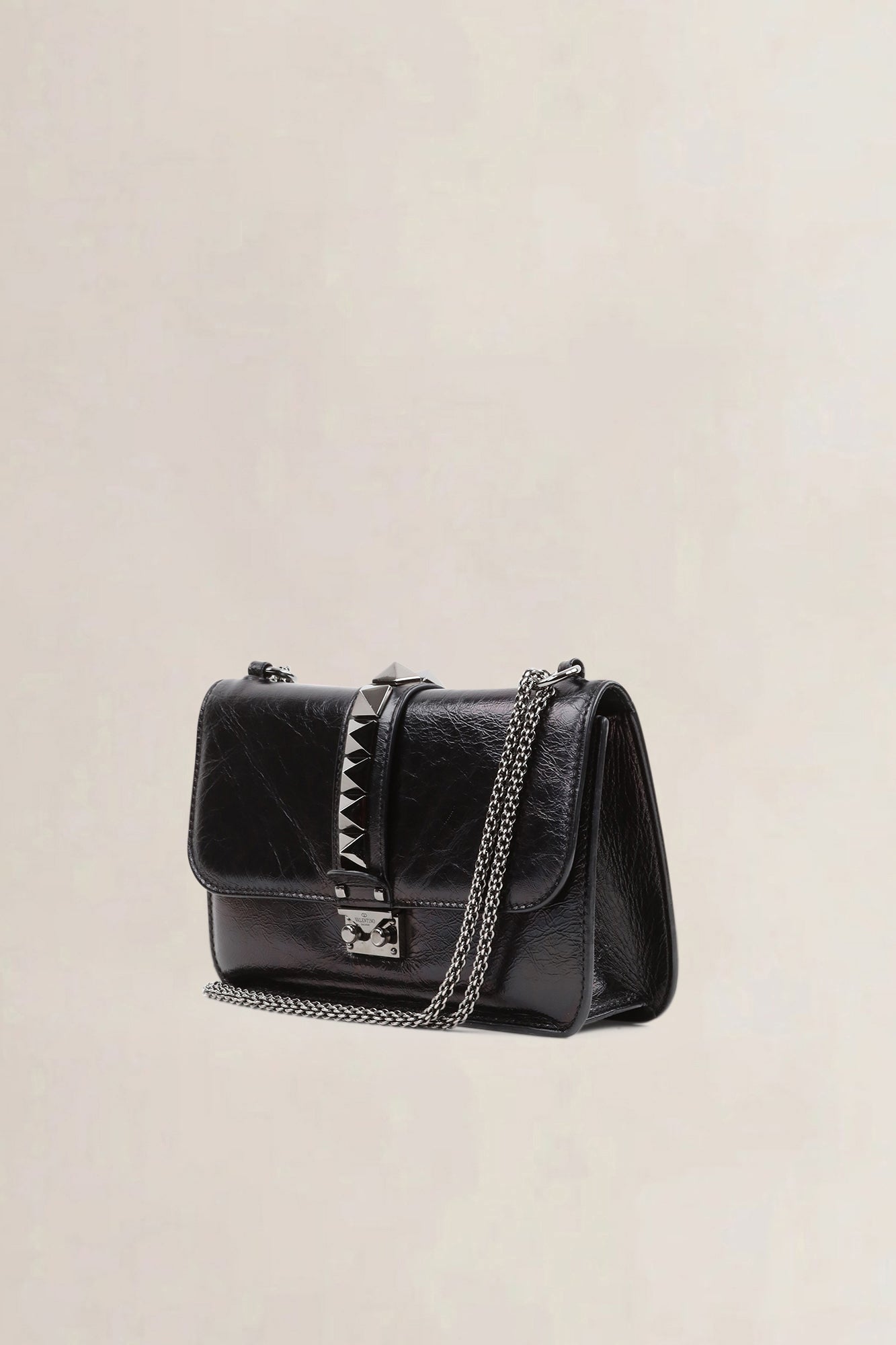 Valentino Garavani Black Rockstud Crossbody Bag