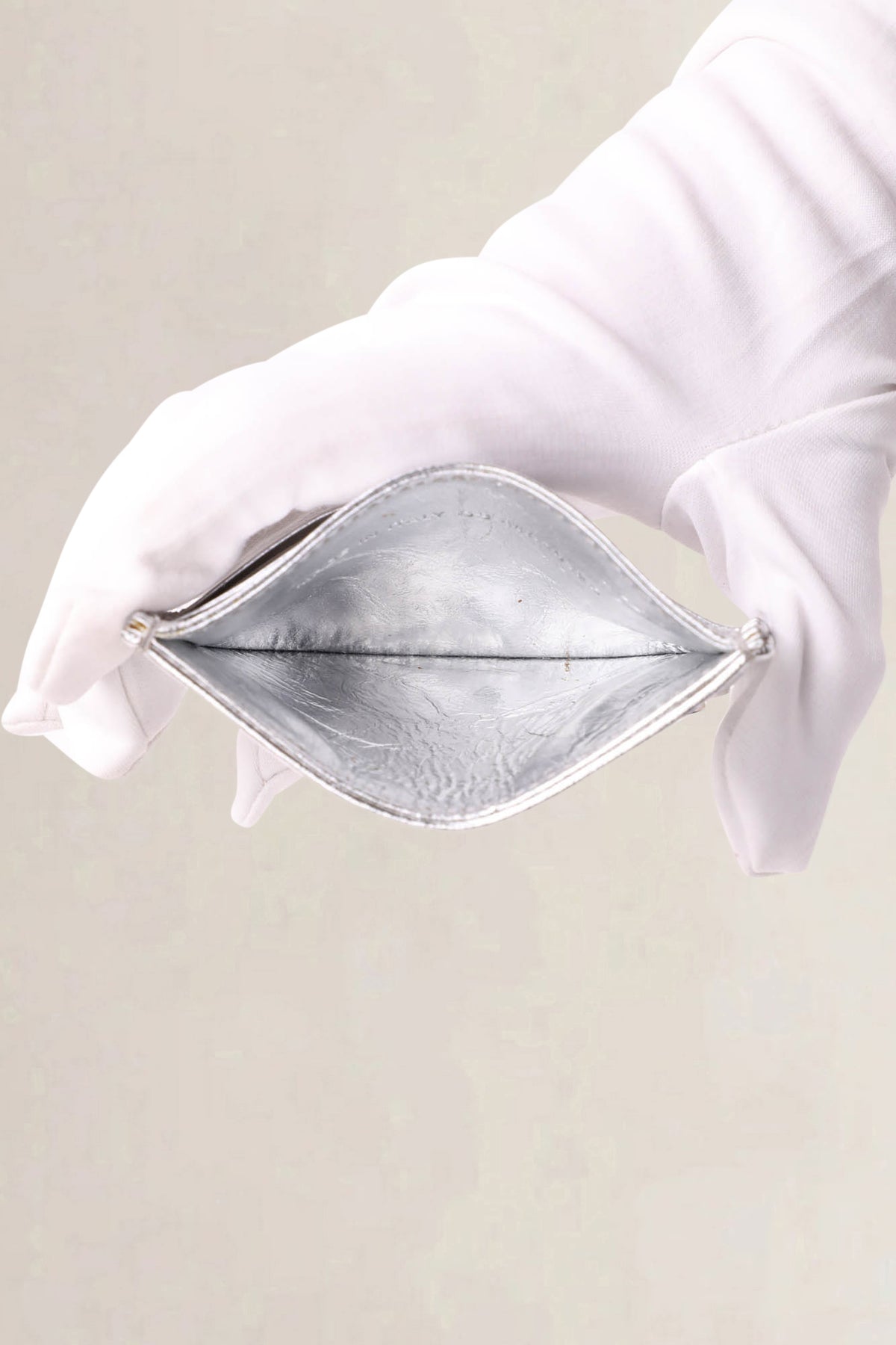 Christian Dior Silver Diorama Card Holder