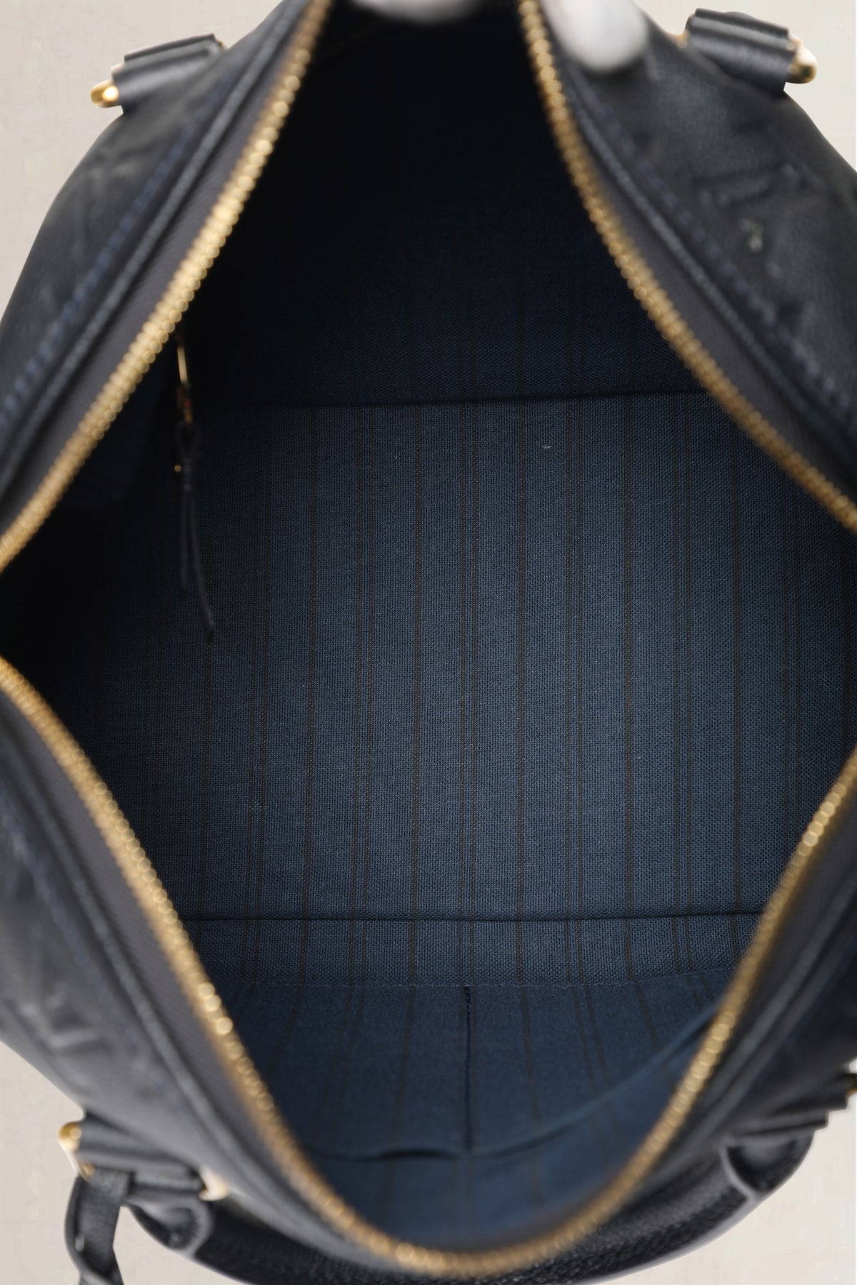 Louis Vuitton Black Speedy 25 Monogram Empreinte Crossbody Bag