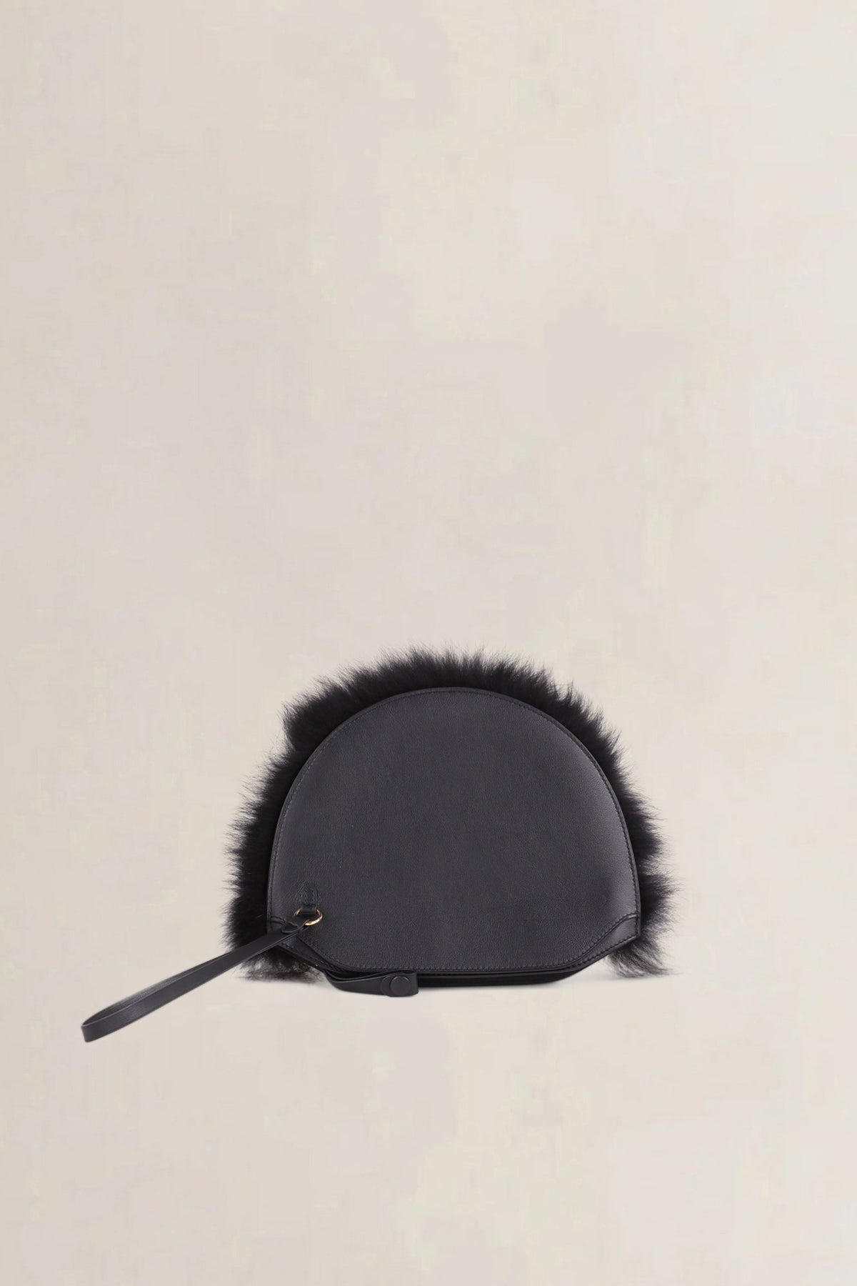 Delvaux Black Winter Rhapsody Cortina Cover Box Calf Pochette