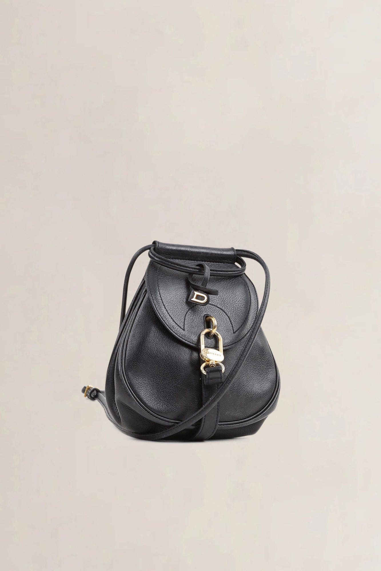 Delvaux Black Cerceau Crossbody Bag