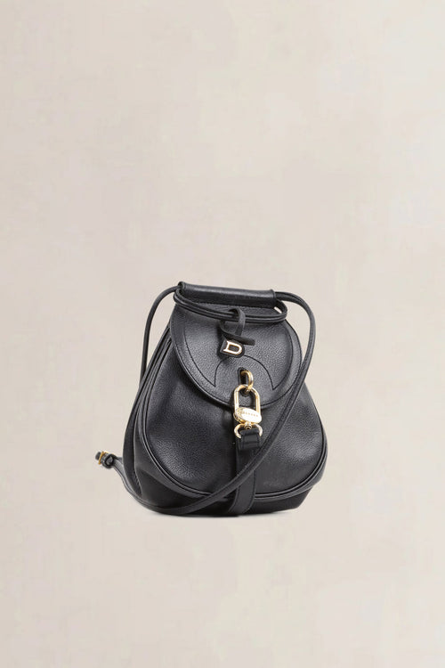 Delvaux Black Cerceau Crossbody Bag