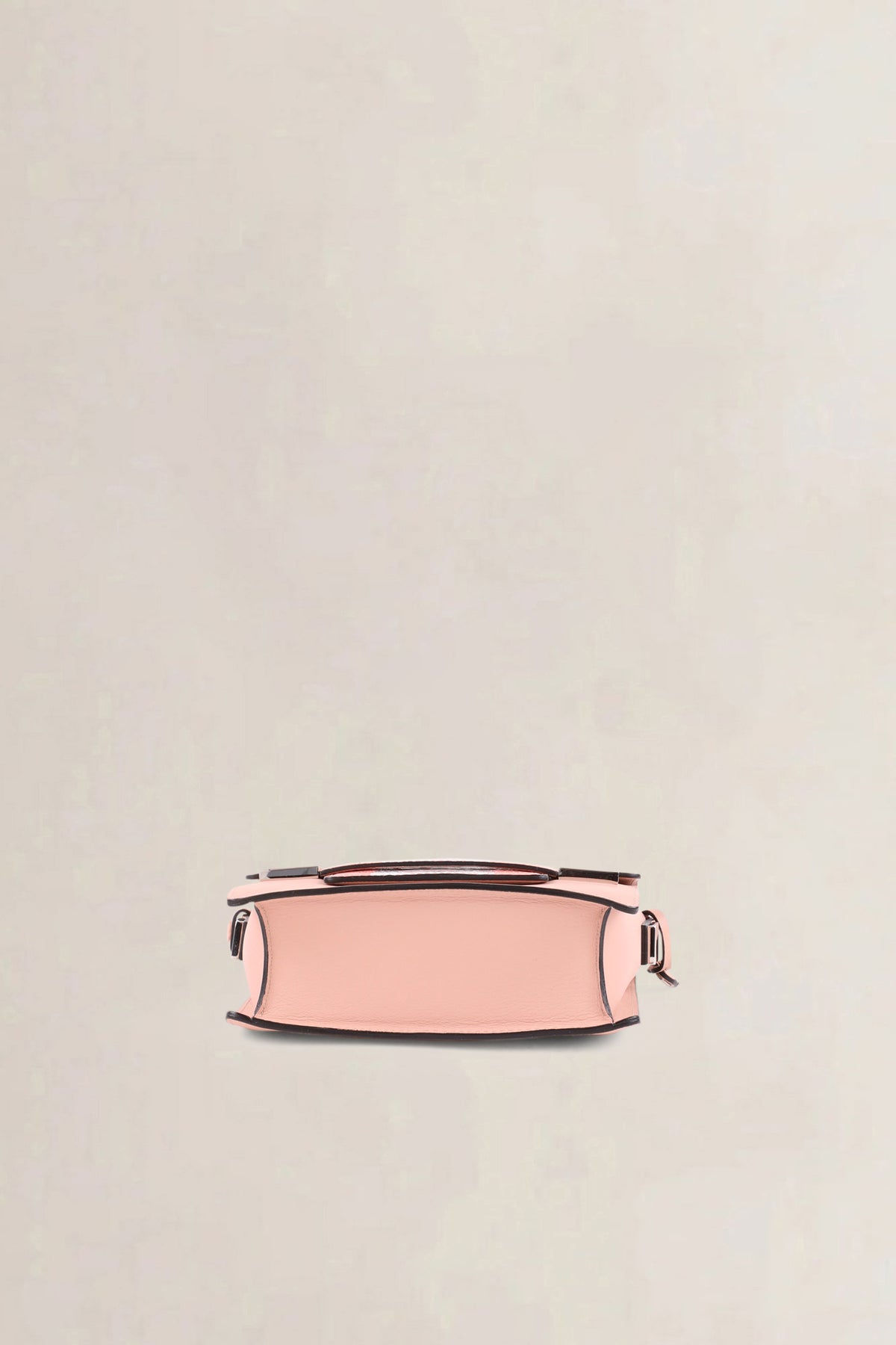 Delvaux Nude Pink Madame Mini Polo Patte Autruche Crossbody Bag