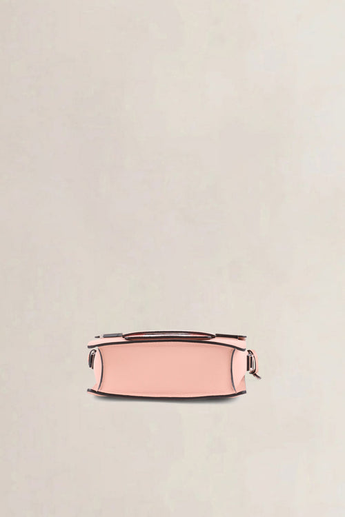 Delvaux Nude Pink Madame Mini Polo Patte Autruche Crossbody Bag