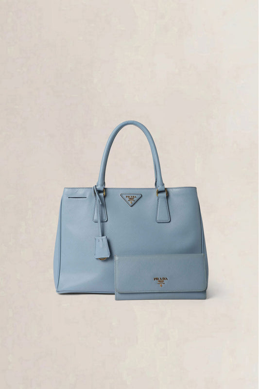 Prada Blue Galleria Saffiano — preloved