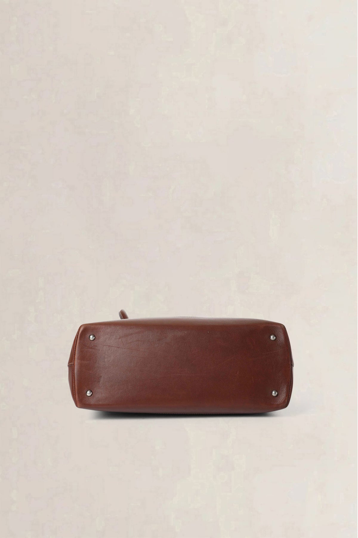 Deux de Delvaux Brown Jumping Calf Shoulder Bag