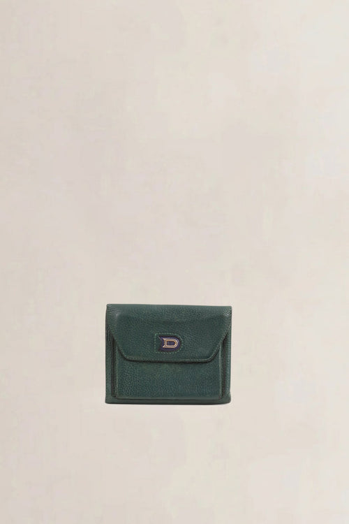 Delvaux Green Leather Wallet