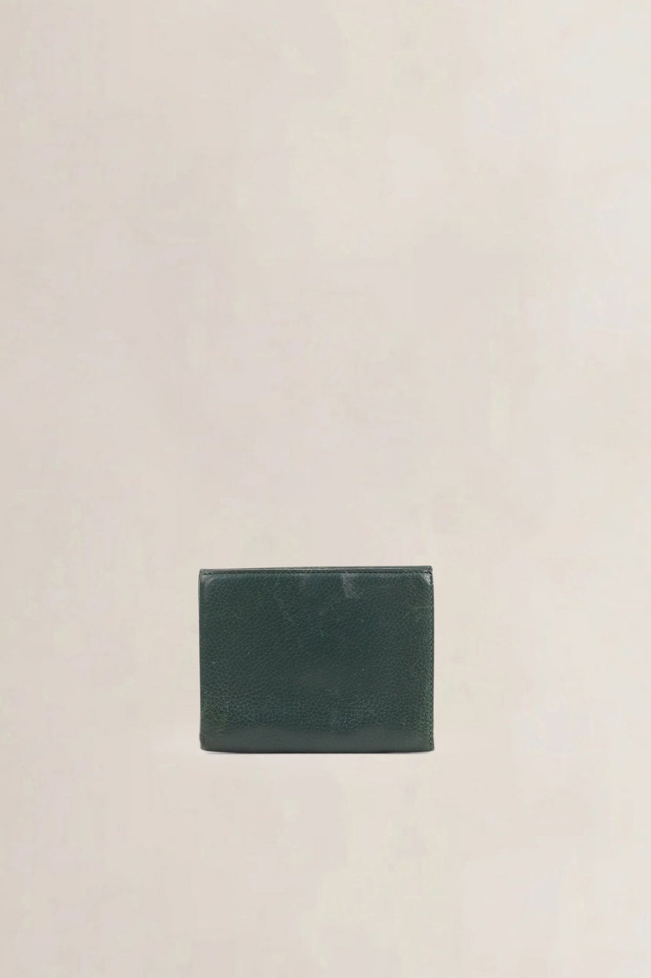 Delvaux Green Leather Wallet