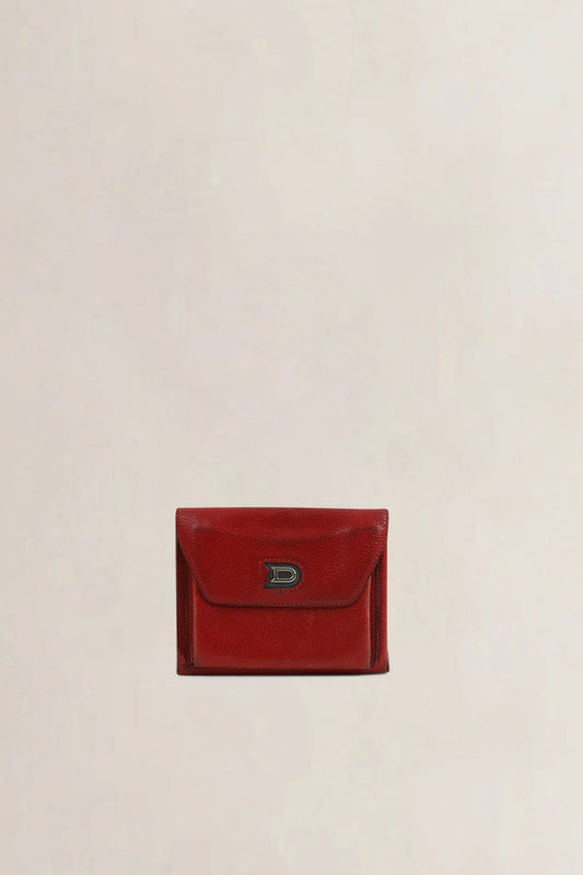Delvaux Red Leather Wallet