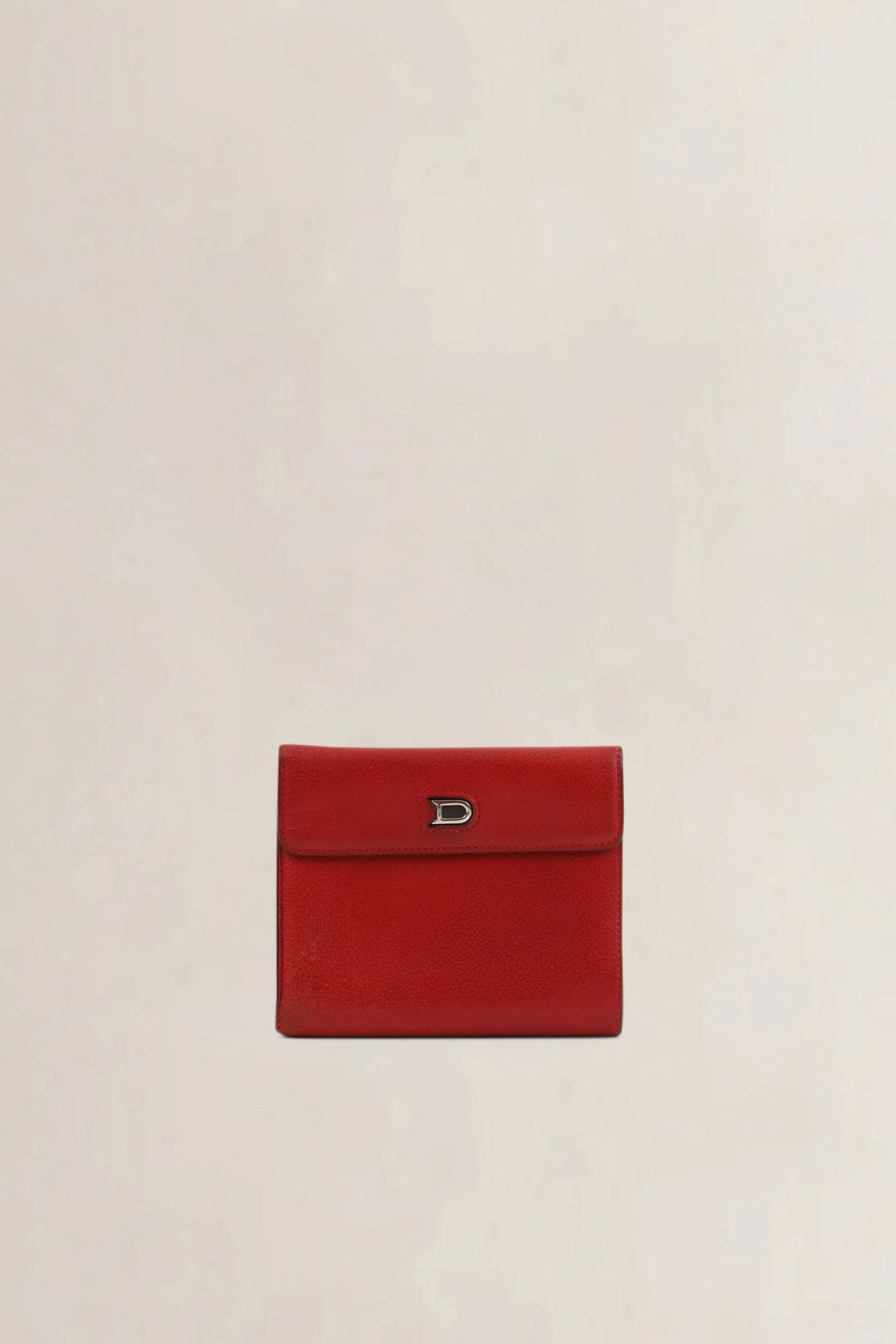 Delvaux Red Leather Wallet