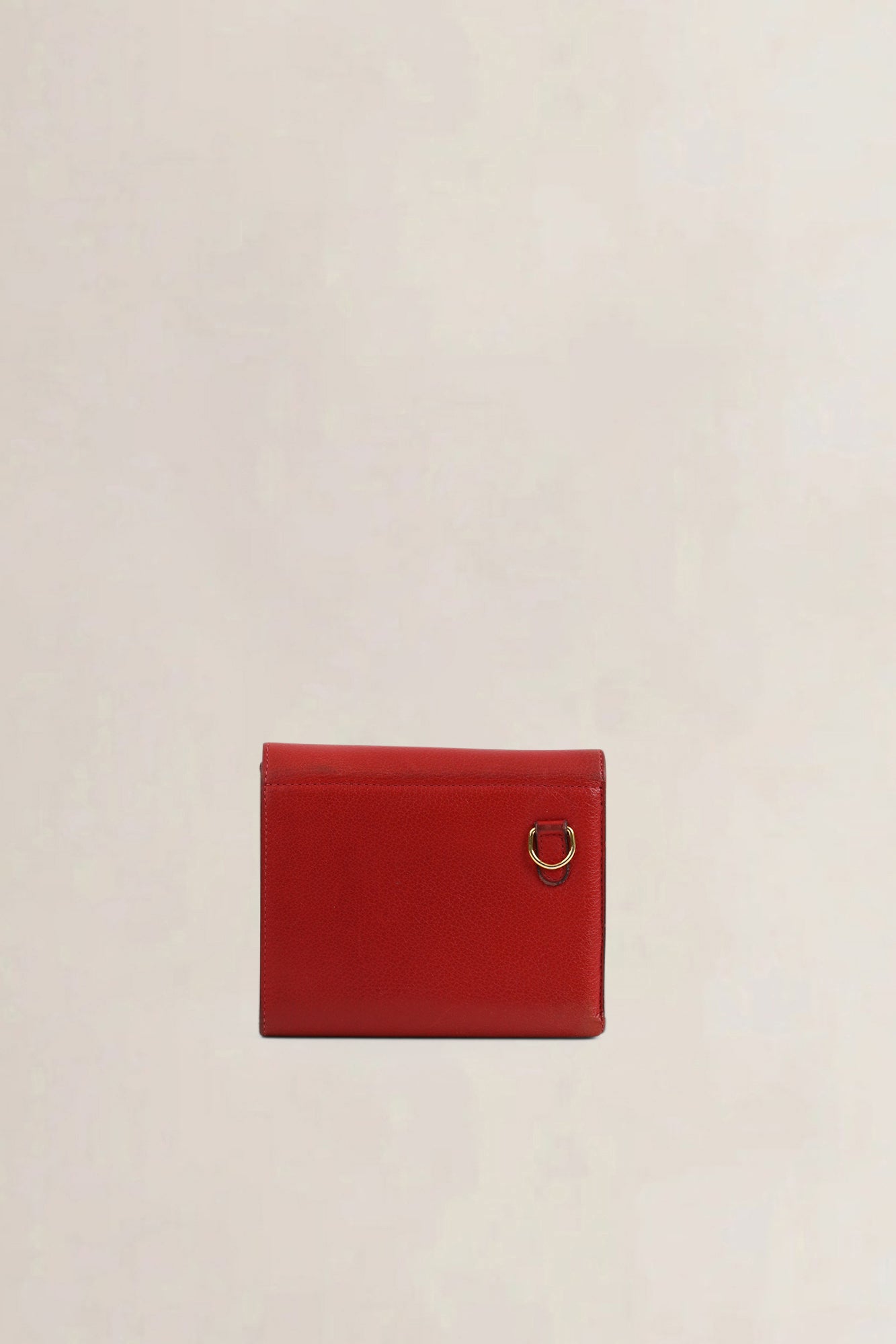 Delvaux Red Leather Wallet