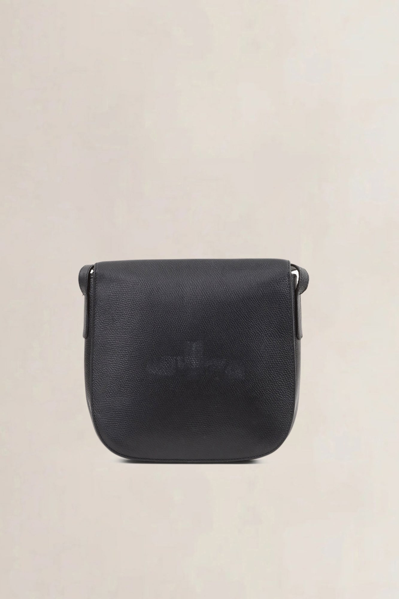 Delvaux Black Leather "D" Crossbody Bag