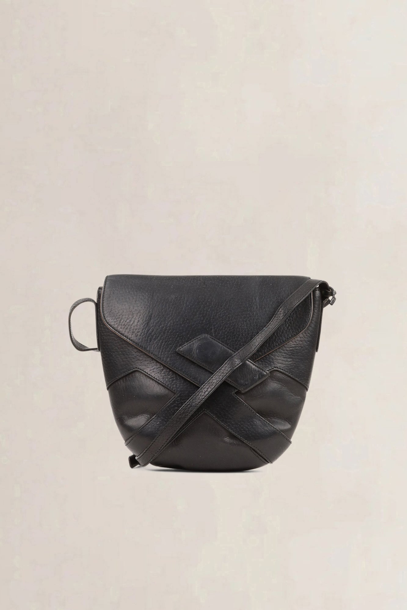 Delvaux Black Desavroye Crossbody Bag