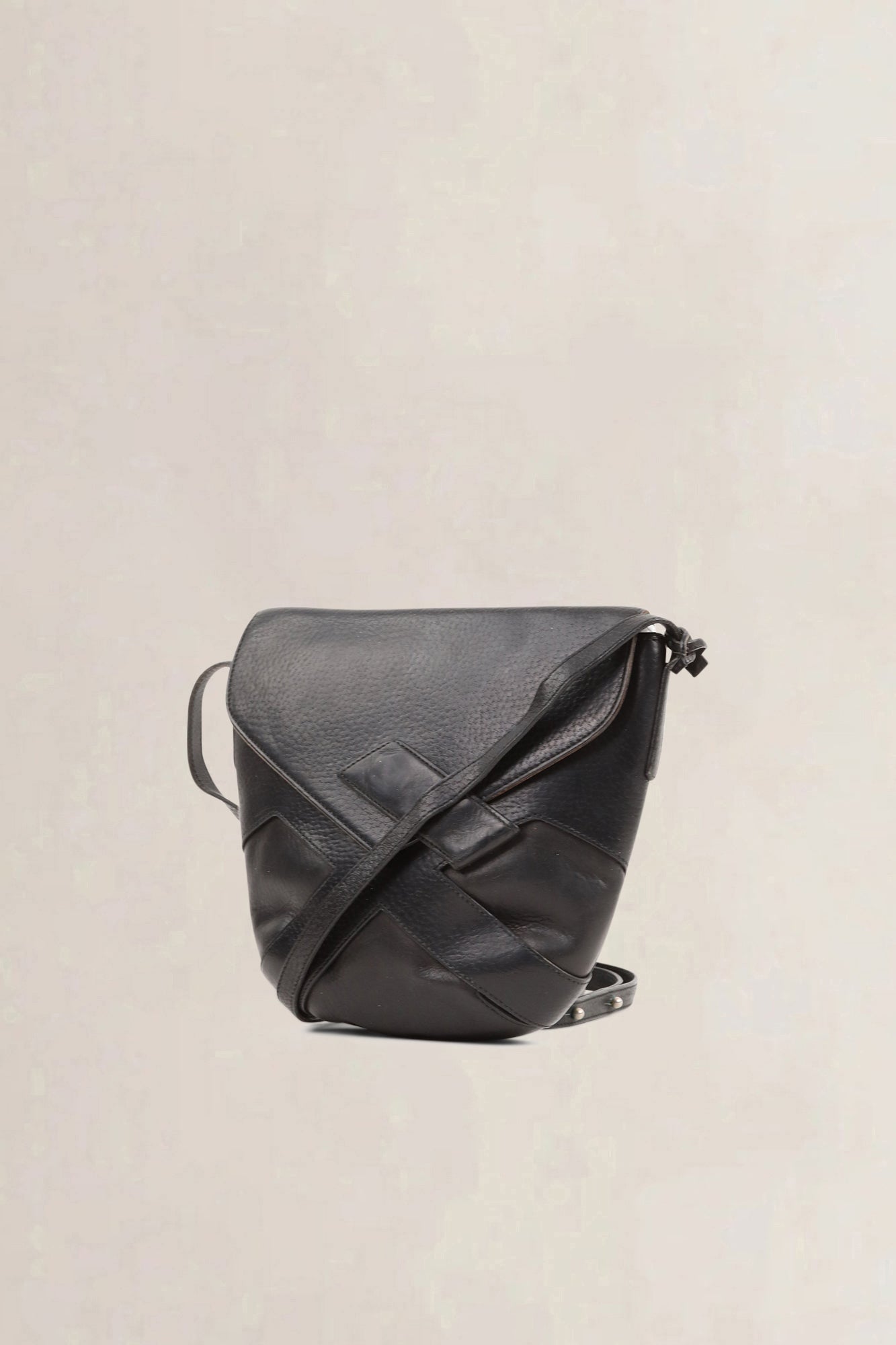 Delvaux Black Desavroye Crossbody Bag