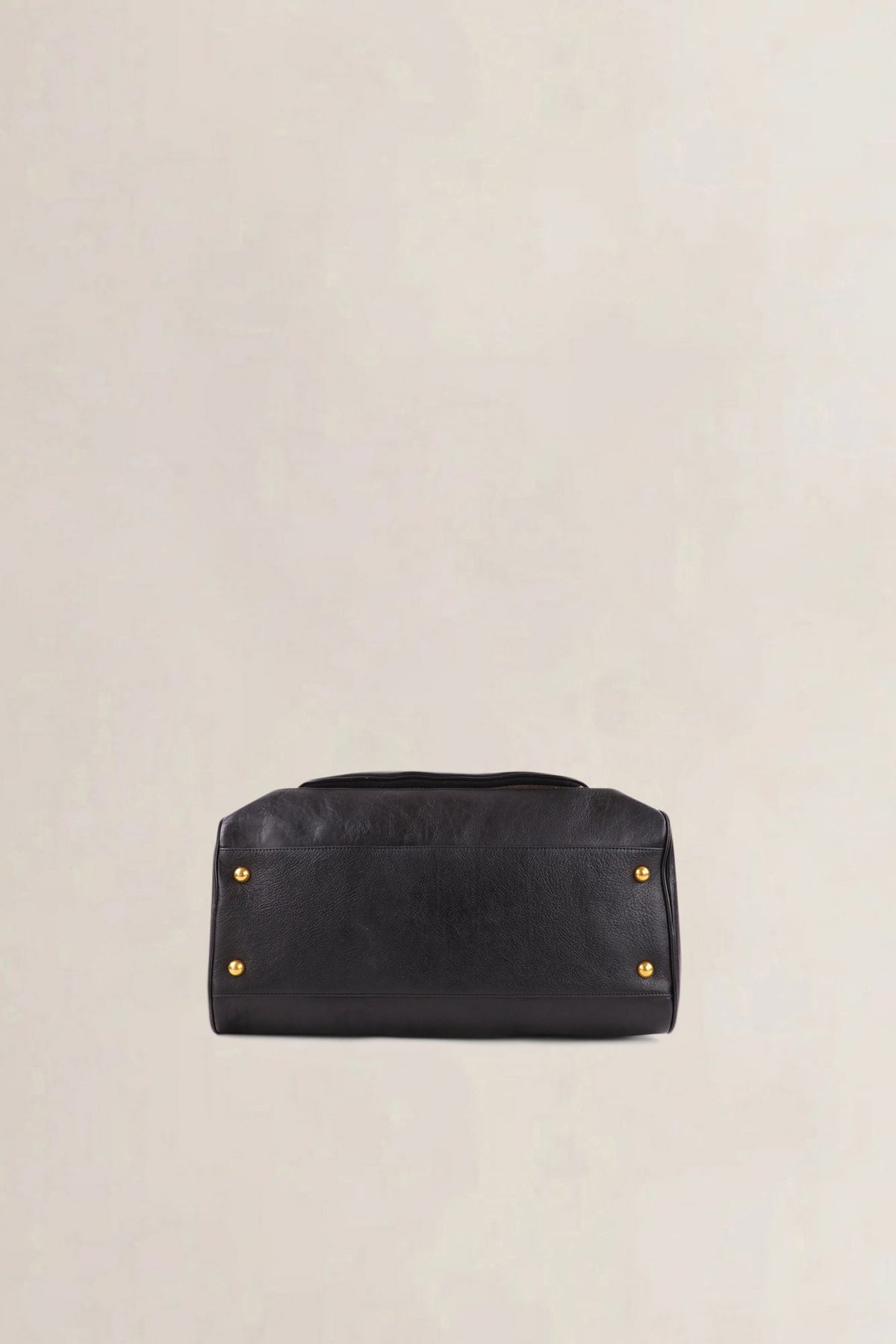 Sonia Rykiel Brown & Black Striped Top Handle Bag