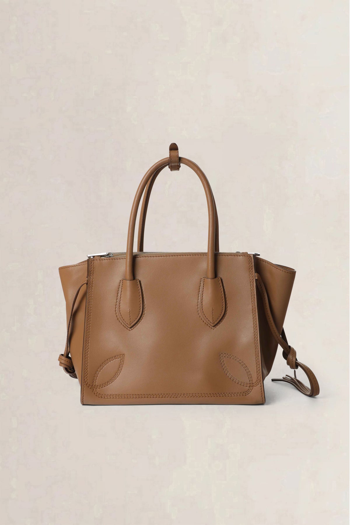Prada Camel Twin Pocket Crossbody Bag
