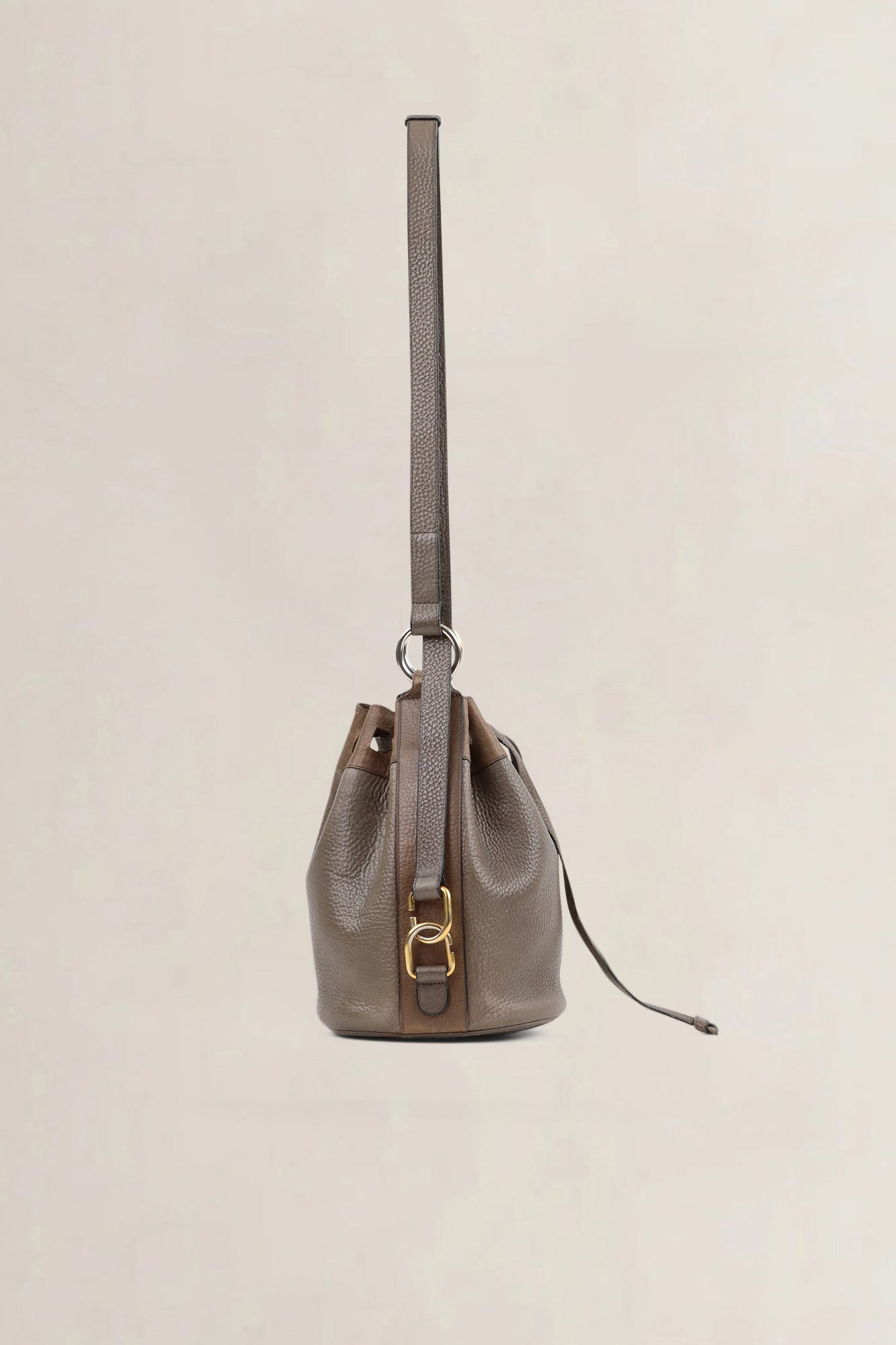 Delvaux Brown Gibus Crossbody Bag