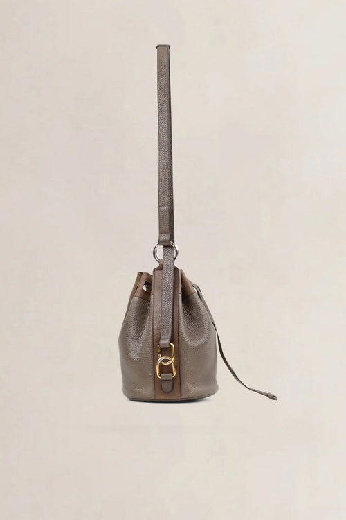 Delvaux Brown Gibus Crossbody Bag