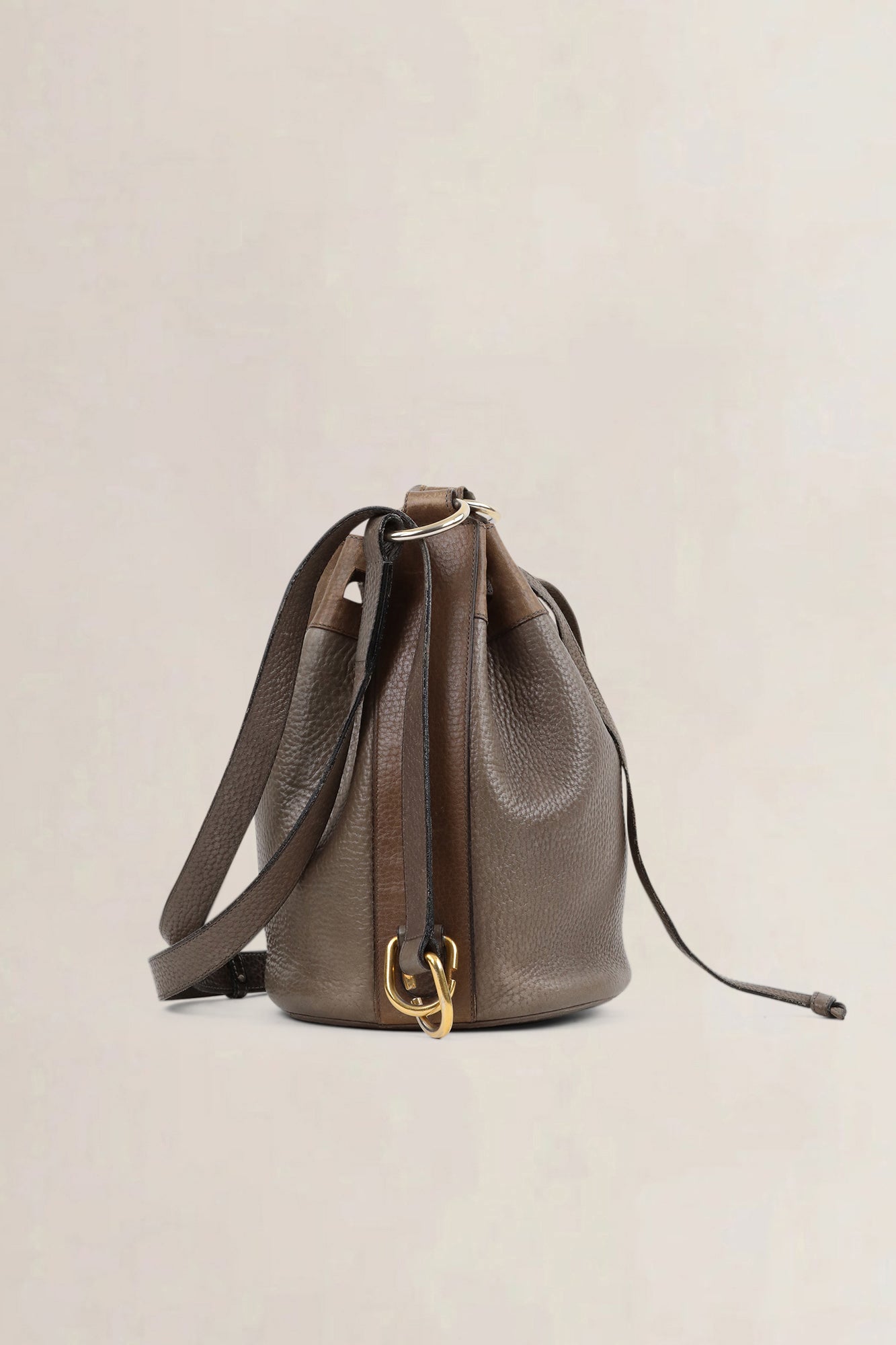 Delvaux Brown Gibus — preloved