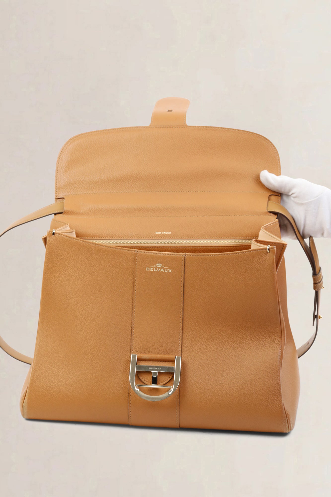 Delvaux Végétal Sellier Brillant GM Crossbody Bag