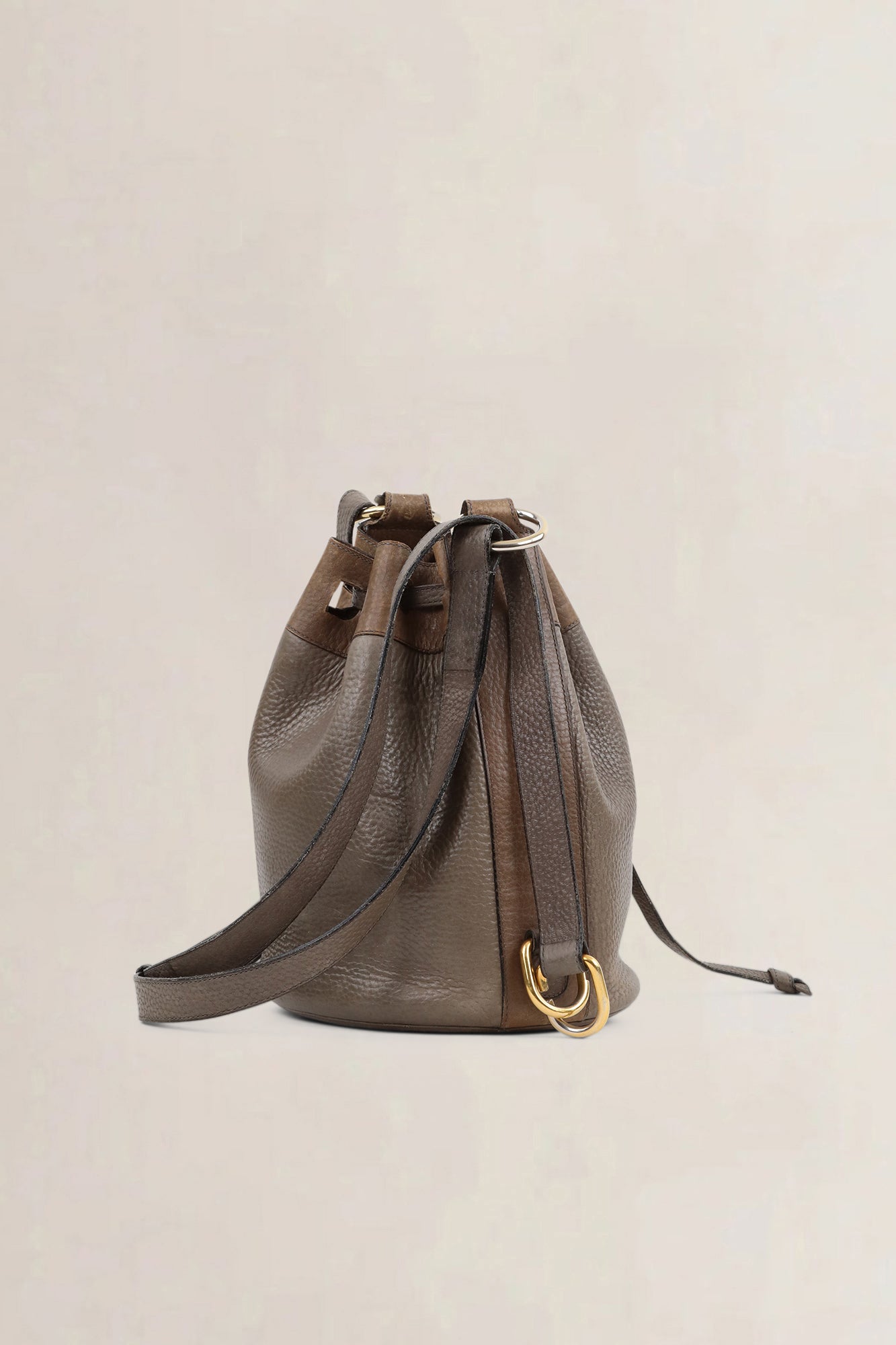 Delvaux Brown Gibus Crossbody Bag