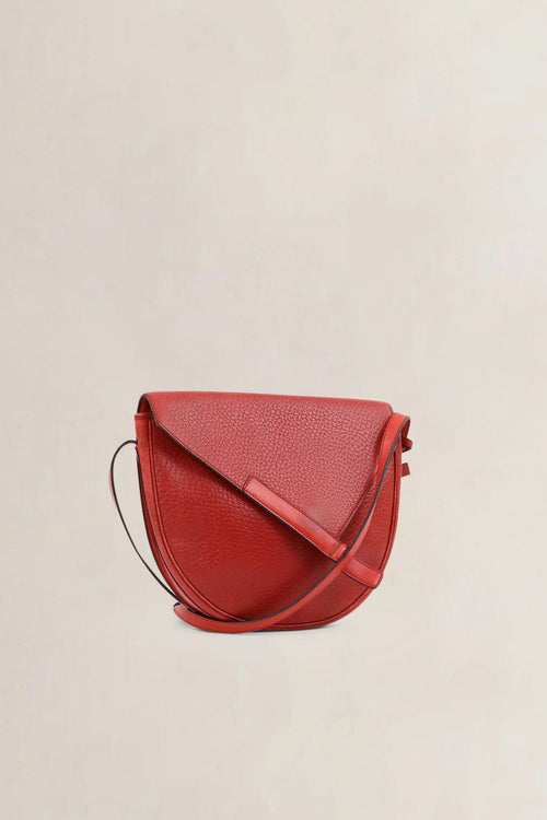 Delvaux Red Leather Crossbody Bag
