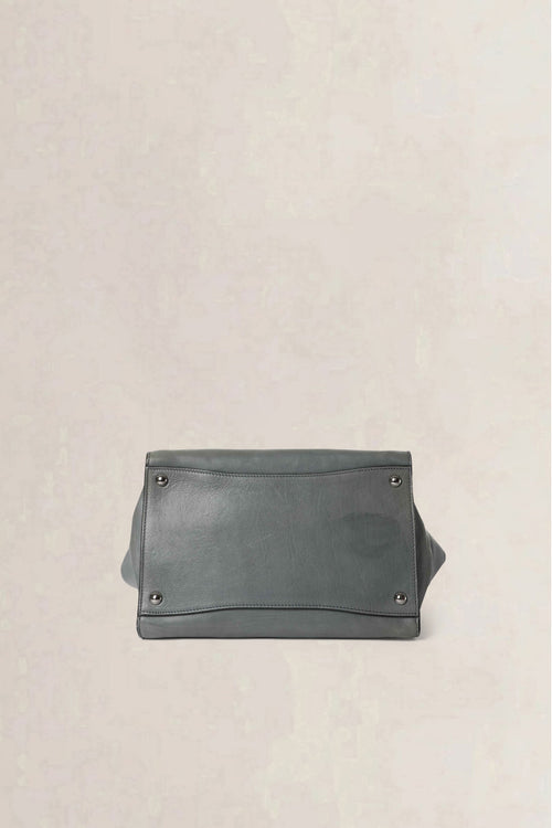 Prada Blue Twin Pocket Glacé Calf Crossbody Bag